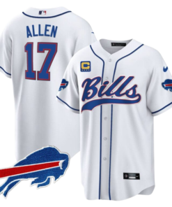 Men’s Buffalo Bills Baseball Jersey – All Stitched