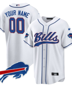 Buffalo Bills Baseball Custom Jersey – All Stitched